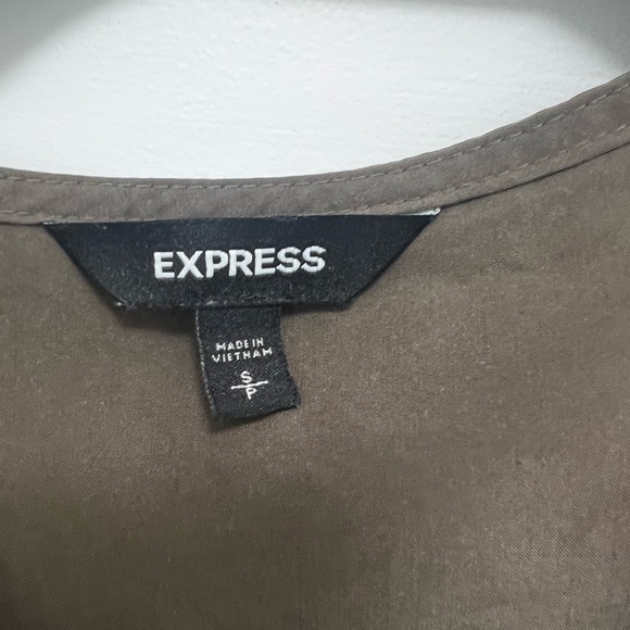 Express Army Green Dress - Picture 2 of 4